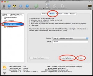 disk utility mac erase